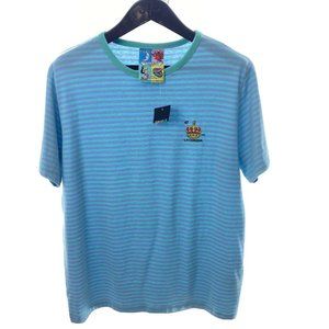 F21 x Don Clemente Loteria L Striped T-shirt Teal